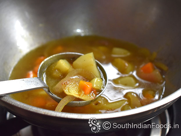 Cook till soft