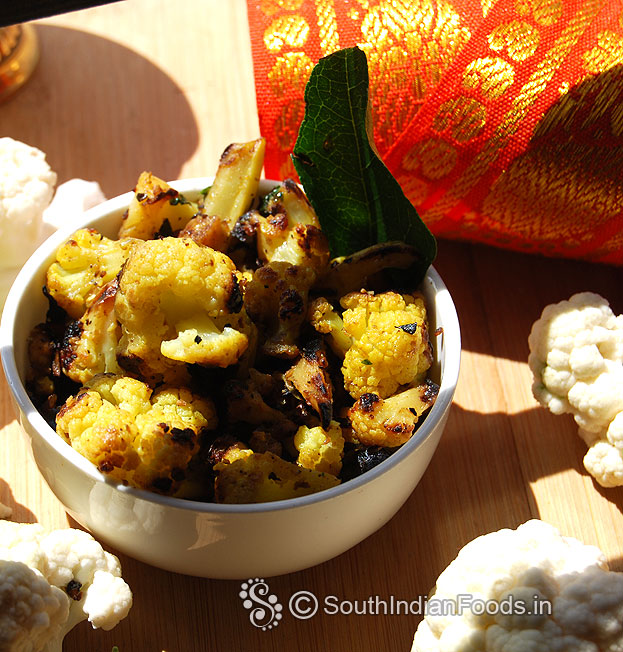 Cauliflower pepper roast