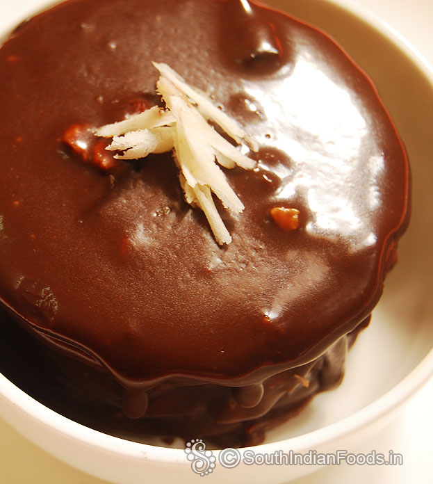 Instant chocolate biscuit