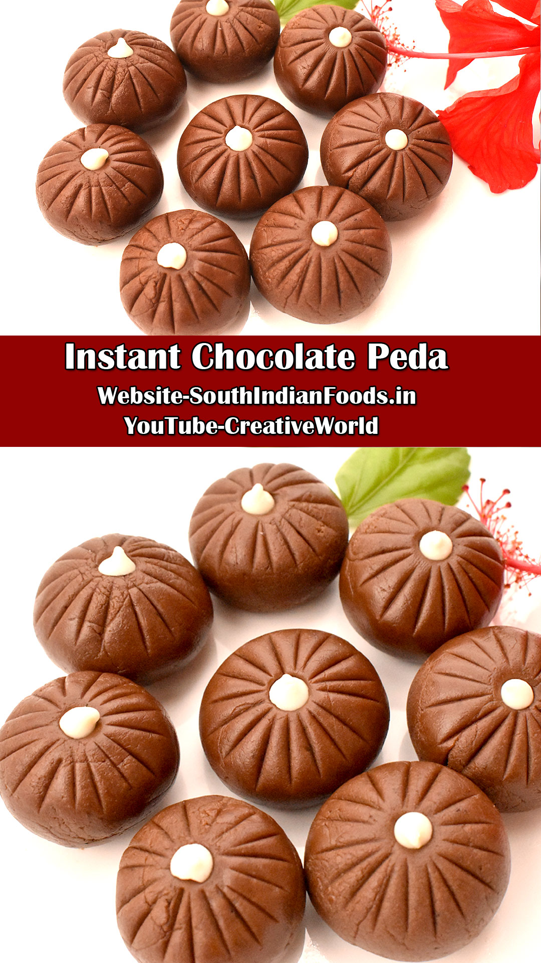 Instant Chocolate Peda in 10 min