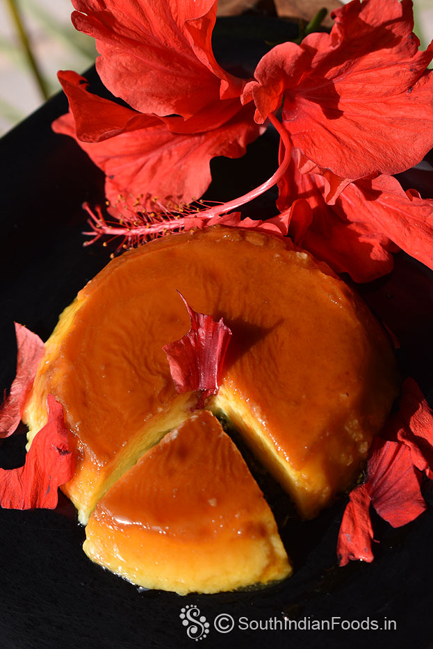 Delicious cream caramel