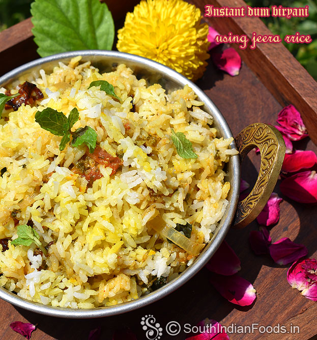 Homemade dum biryani-simple method