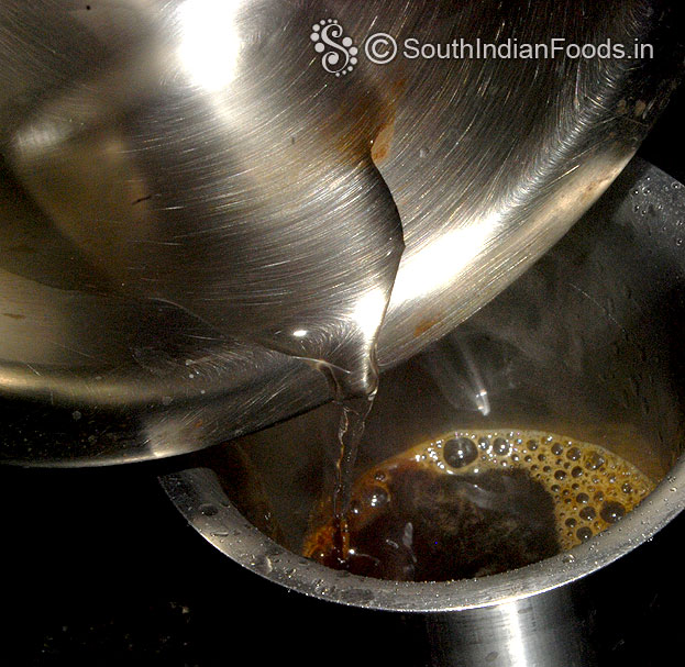 Add boiling water mix well
