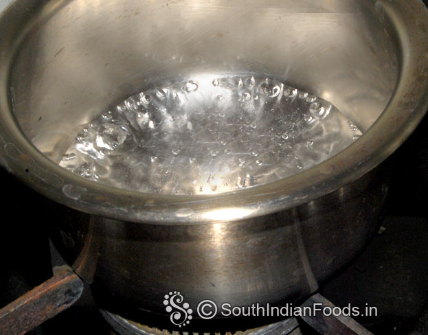 Boil 1 glass water