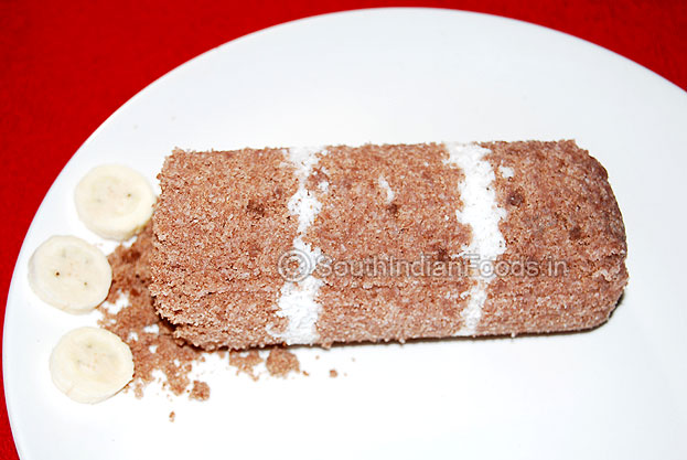Puttu is ready to serve