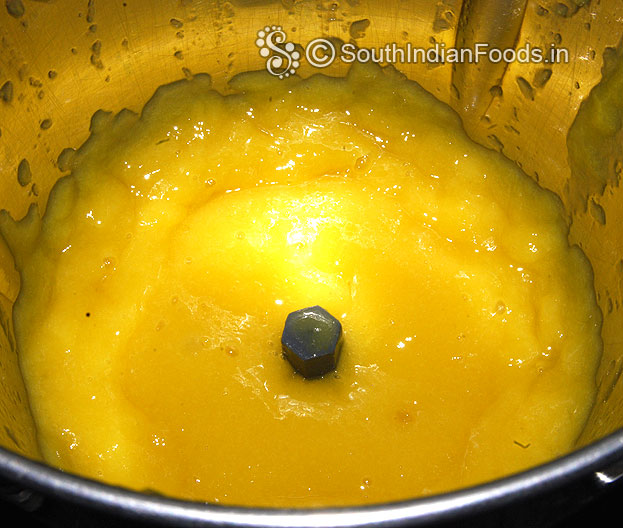 Mango puree ready