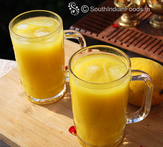 Iced mango frooti