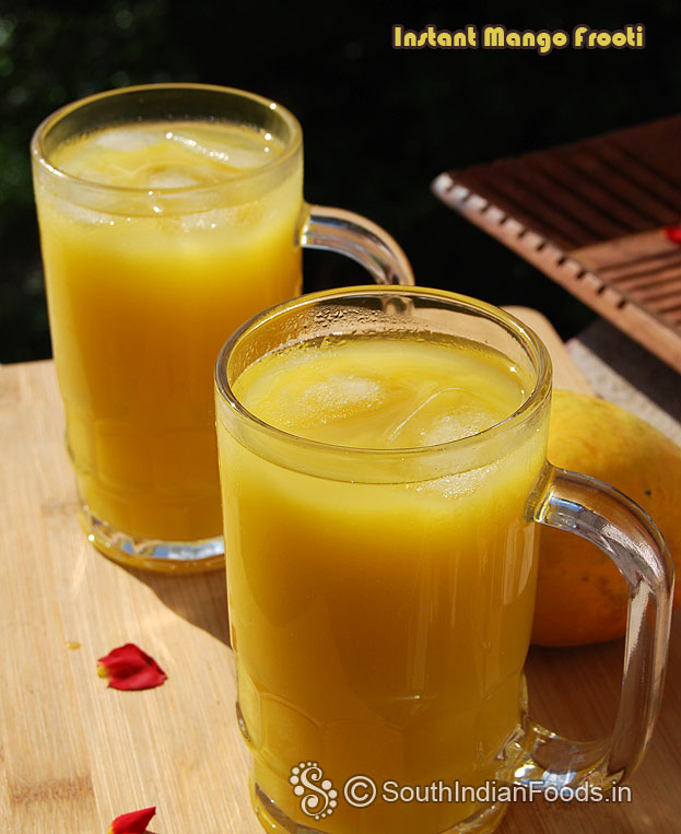 Easy mango fruity
