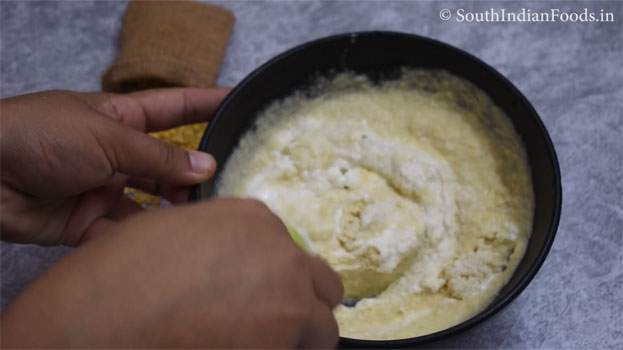 Spongy moong dal idli step 13