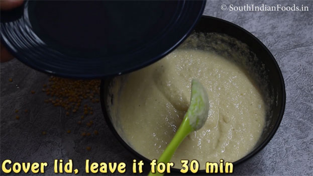 Spongy moong dal idli step 15