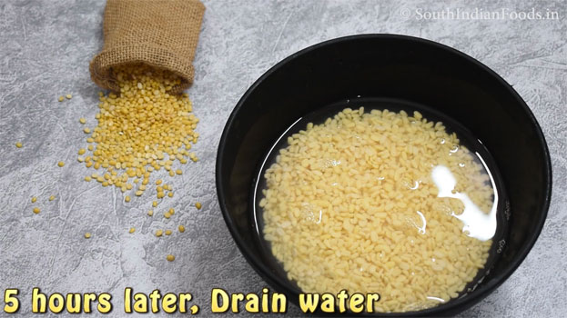 Spongy moong dal idli step 3