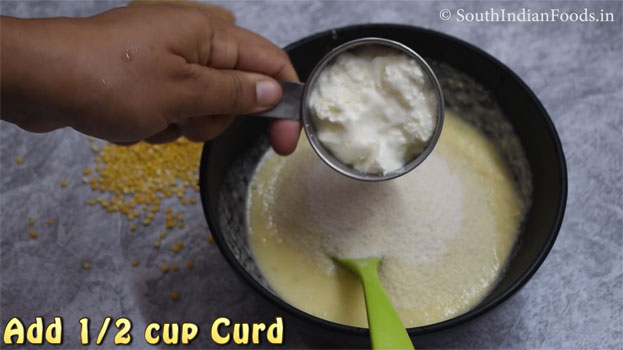 Spongy moong dal idli step 10