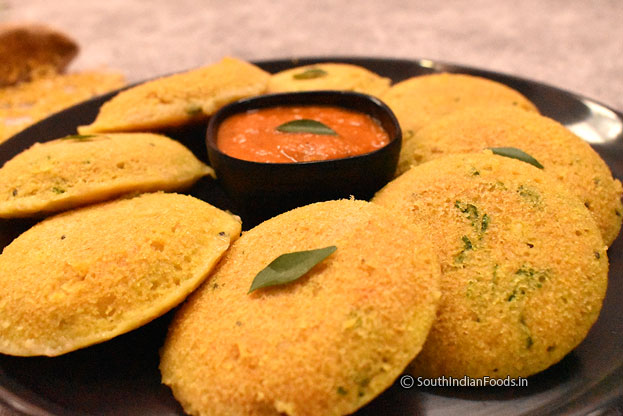 Spongy moong dal idli step 29