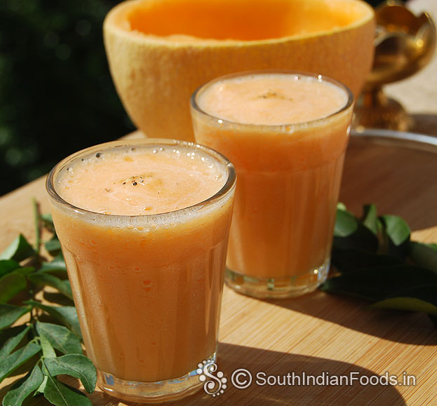 Instant muskmelon lassi