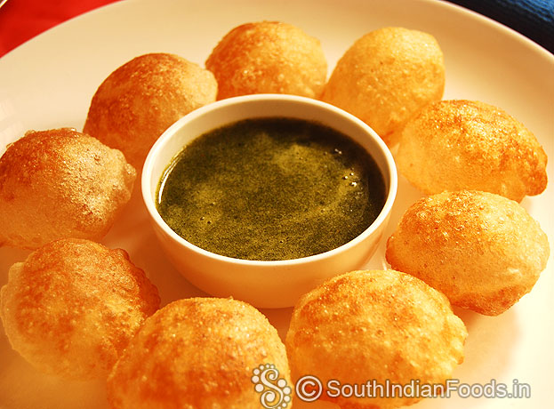 Instant pani puri