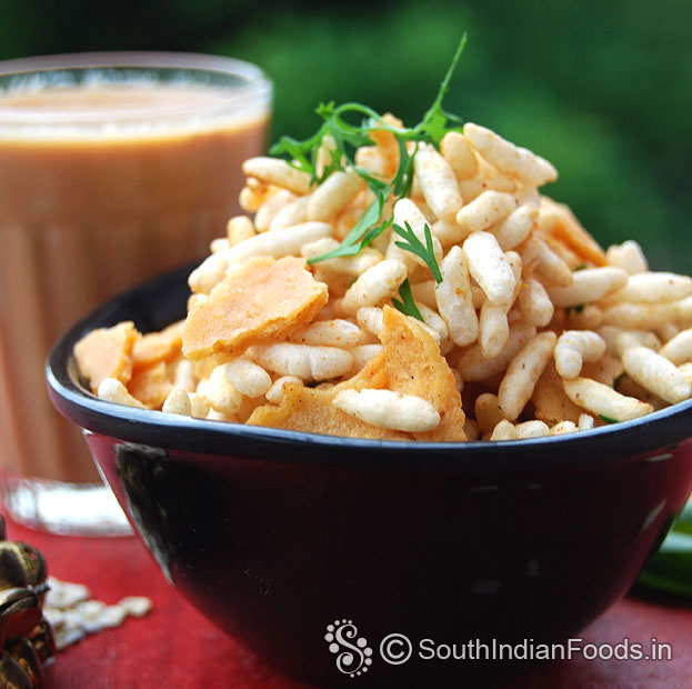 Pori thattai chaat