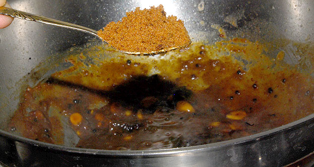 Add jaggery powder