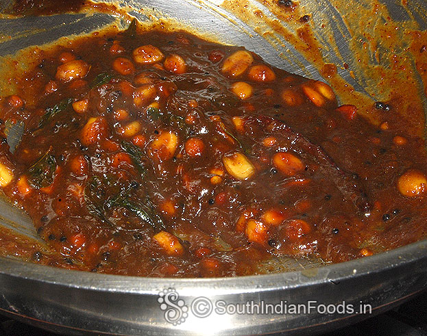 Tamarind mixture ready