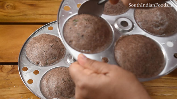 Ragi rava idli recipe step 19