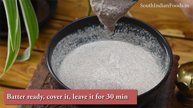 Ragi rava idli recipe step 6