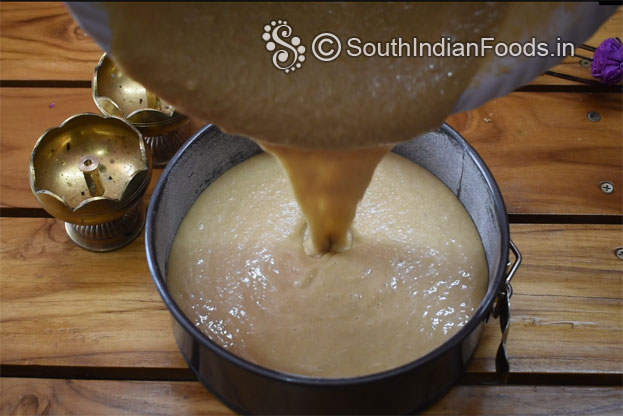 Instant eggless rava cake step 16