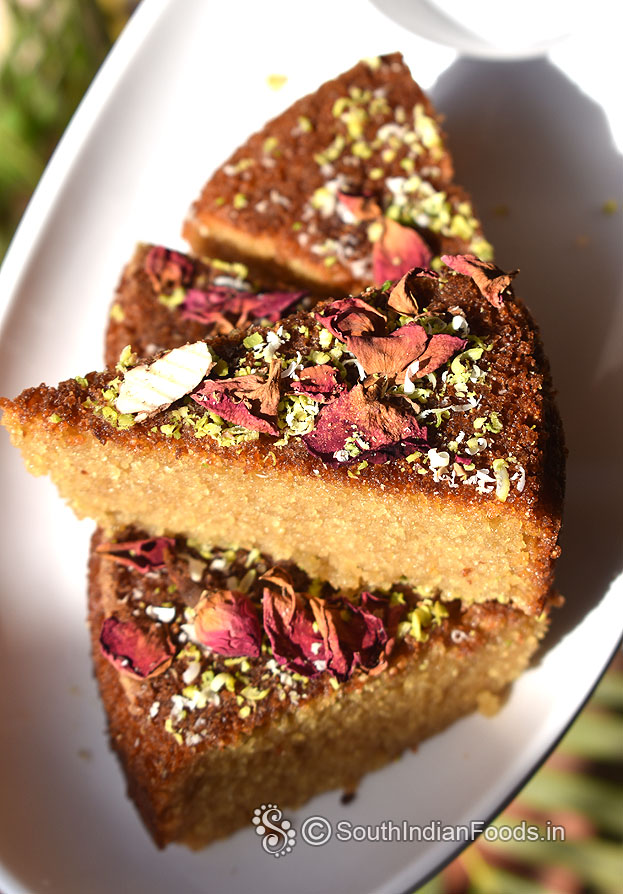 Nowhite sugar sooji cake