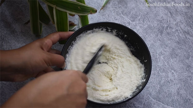 Instant rava idli without seasoning step 10