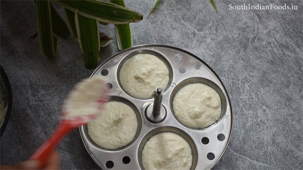 Instant rava idli without seasoning step 15