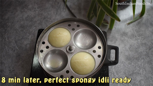 Instant rava idli without seasoning step 18