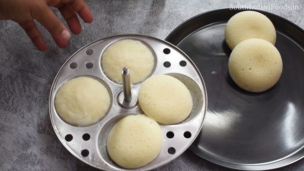 Instant rava idli without seasoning step 19