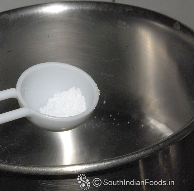 Boil water, add salt