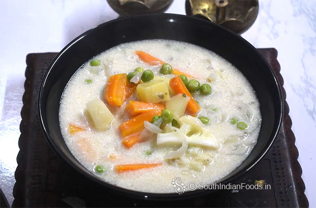 Instant white kurma