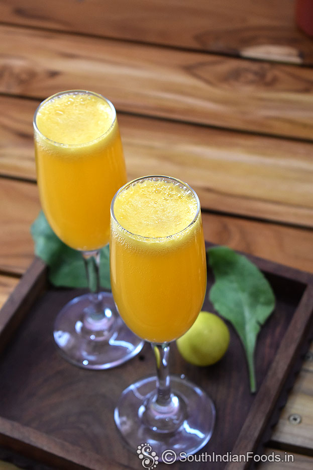 Orange lemon soda