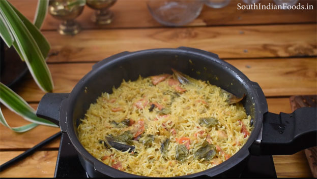 Jackfruit seeds biryani step 23