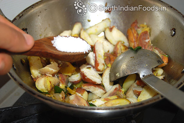Add salt mix well