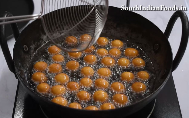 Jaggery dry gulab jamun recipe step 18