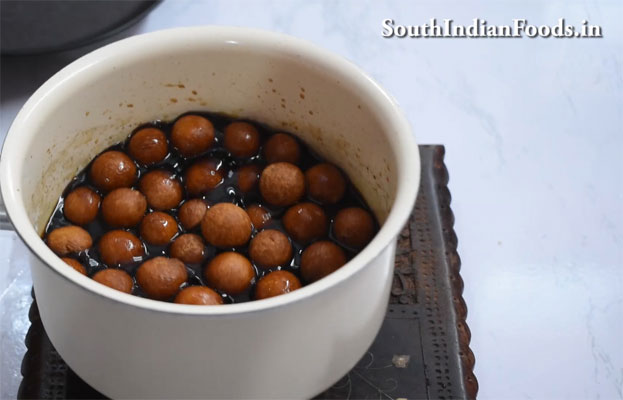 Jaggery dry gulab jamun recipe step 22