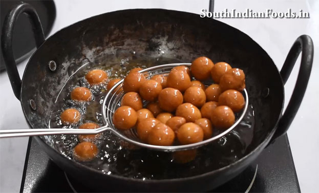 Jaggery dry gulab jamun recipe step 19