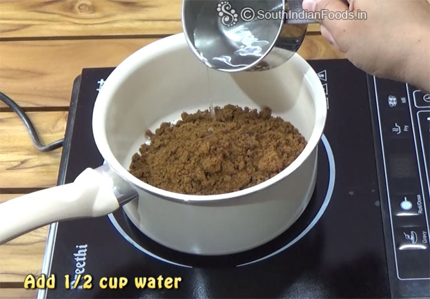 Add water