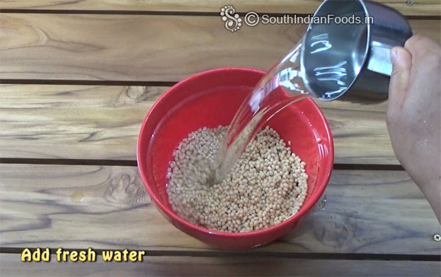 Add water