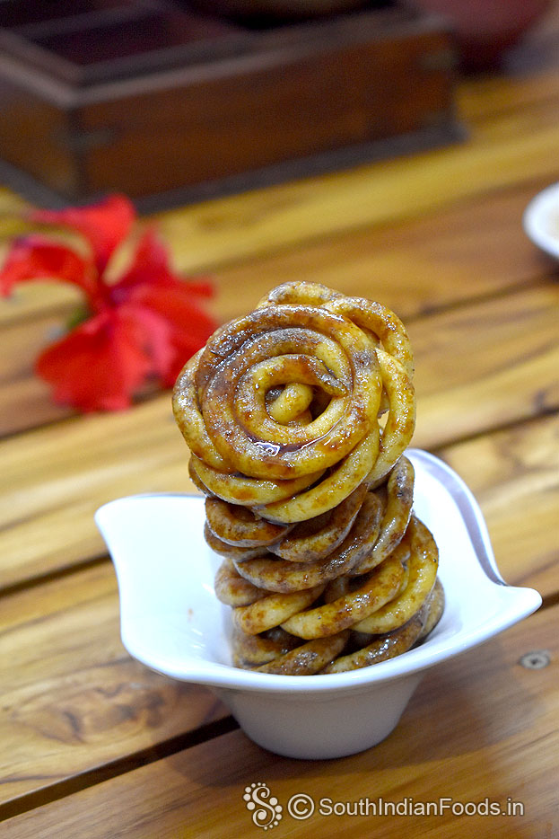 Delicious jaggery jangiri ready