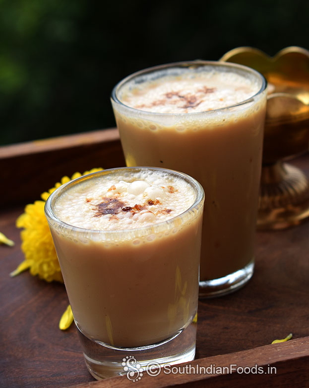 Jaggery yogurt drink
