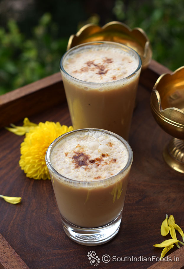 Punjabi jaggery flavoured lassi