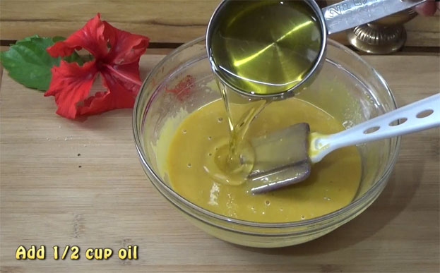 Add oil mix well