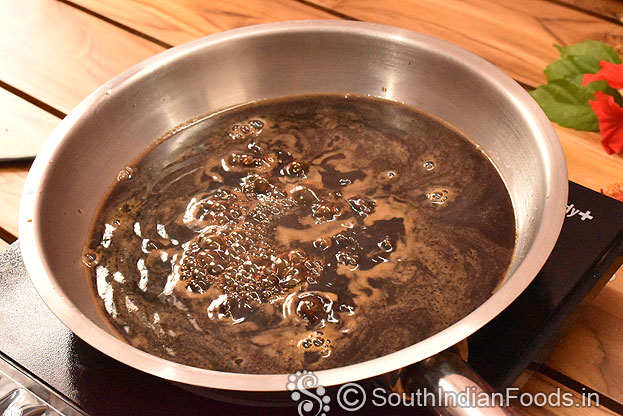 Let ti boil for 1 or half string consistency