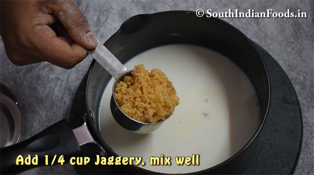 jaggery paal poli recipe step 16