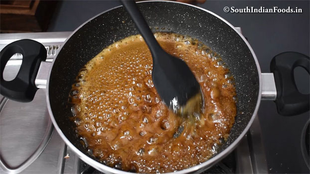 Jaggery peanut katli recipe step 12