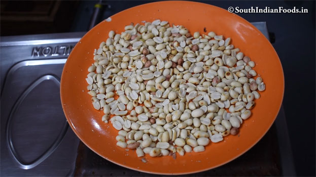 Jaggery peanut katli recipe step 6