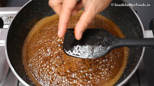 Jaggery peanut katli recipe step 13
