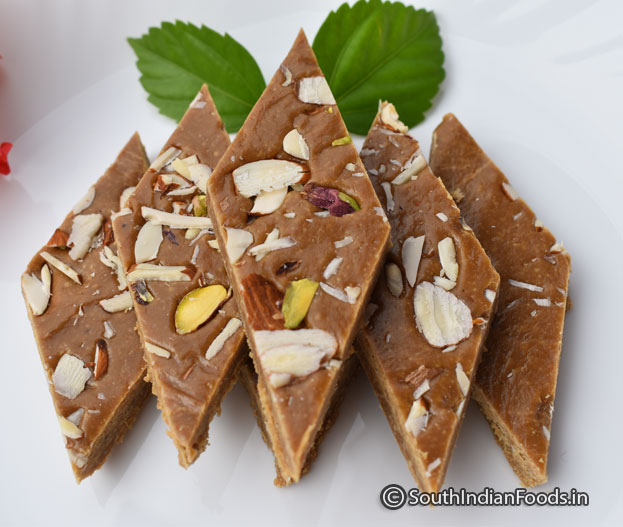Peanut jaggery katli